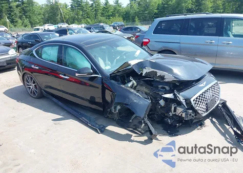 2021 Genesis G70 3.3T Awd из США, поврежденный, VIN KMTG74LE0MU070798